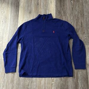 Polo Ralph Lauren Blue Quarter-Zip Pullover